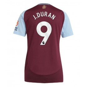 Aston Villa Jhon Duran #9 Hemmakläder Dam 2024-25 Kortärmad